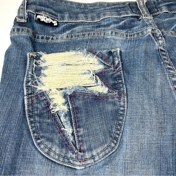 AKDMKS Akademiks Women’s Patch Distressed Jeans - Picture 12 of 14